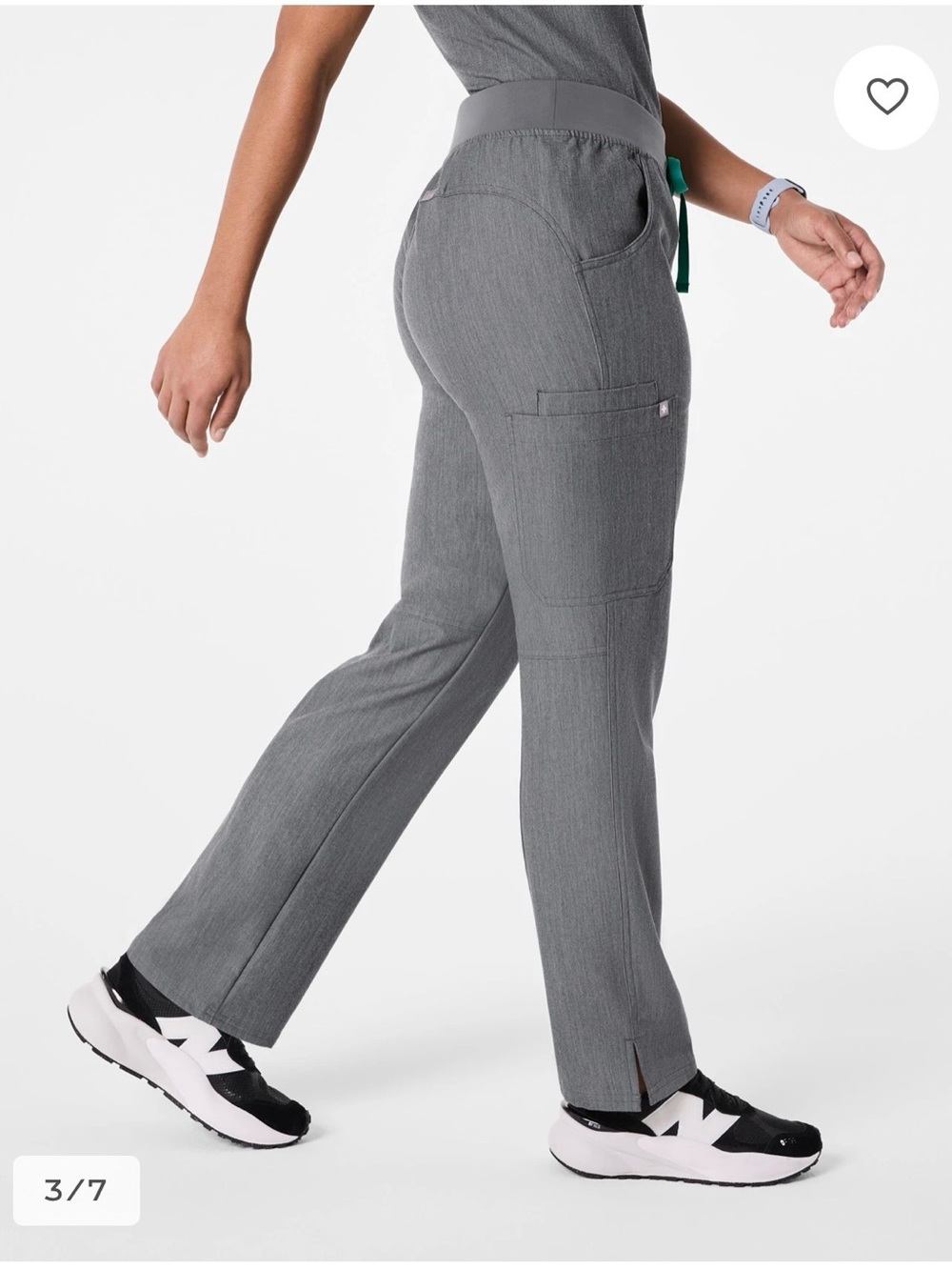 FIGS KADE SCRUB PANT GRAPHITE